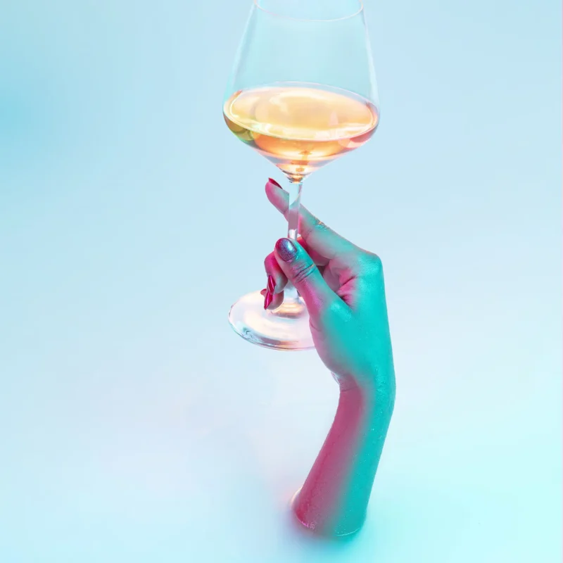 Auswahl erlesener Weine in der Weinbar Kiel