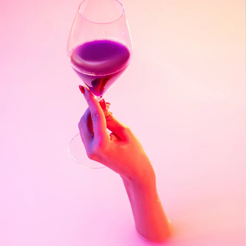 Auswahl erlesener Weine in der Weinbar Kiel